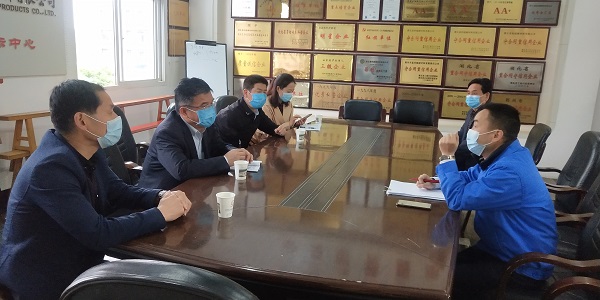 省督查組鄭處長一行領(lǐng)導來湖北昌利公司調(diào)研