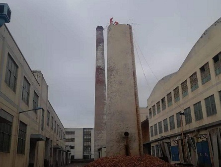 江蘇煙囪拆除施工需注意的幾個問題