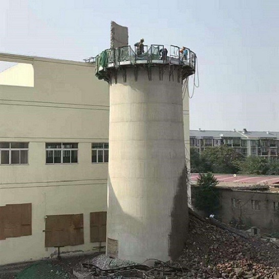 吉林水泥煙囪拆除怎樣才能保證施工安全