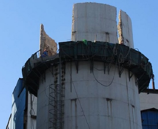 吉林水泥煙囪拆除工程施工方案