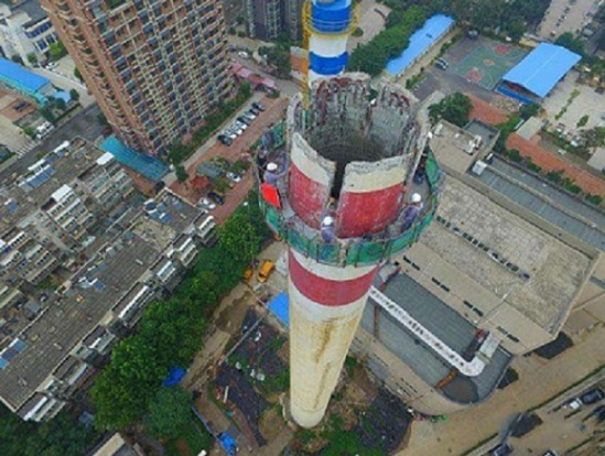 羅定煙囪拆除-廢棄煙囪人工拆除技術(shù)資訊