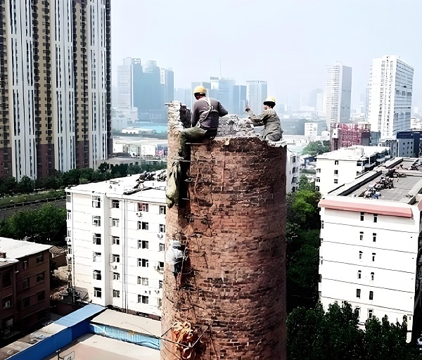 煙囪拆除：環(huán)保先行，守護(hù)我們的藍(lán)天